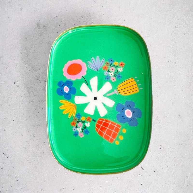 Mini Tray Bouquet on green