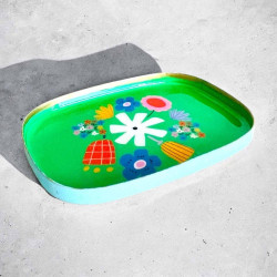 Mini Tray Bouquet on green