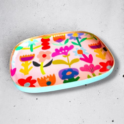 Mini Tray bold flowers