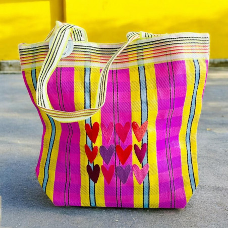 Shopper S recycled plastic 12Hearts