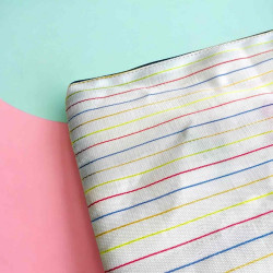 Pouch recycled XL plastic 6 flower Tape