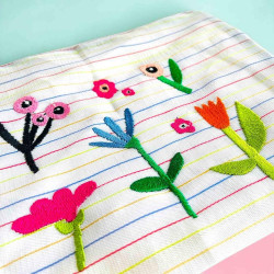 Pochette recycled XL plastic 6 flower Tape