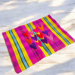 Pochette recycled plastic XL 12 Hearts