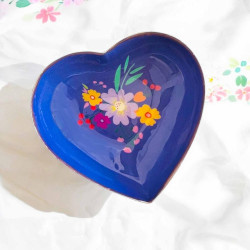 Trinket Dish heart Flowerbunch