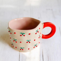 Tasse Keramik organic Cherry