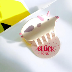 Hairclip/ Hairclaw Glücksschwein