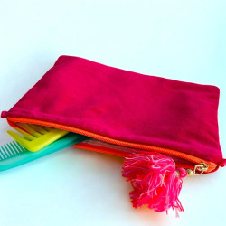 Zip pouch Velvet Love Yoga