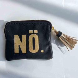 Mini zip Portemonnaie NÖ black
