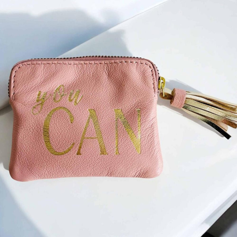 Mini zip Porte- monnaie You Can