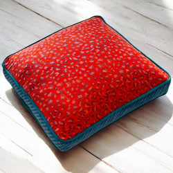 Housse de Coussin Velvet Leo orange 40405