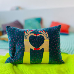 Cushion cover Velvet Leo Lovehands 3040