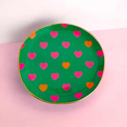 Dekoschale L Hearts Green