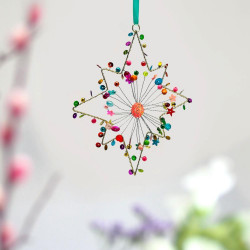 Dekoration FUNKEL Xmas Stern Flash 15 multi S