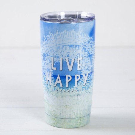 Thermosbecher Live Happy Beach