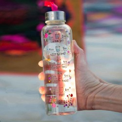 Water bottle glass Drink Up