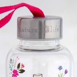 Wasserflasche Glas Drink Up