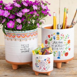 Planter Terra Cotta L Stay Sunshine