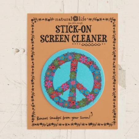 Screen Cleaner Stick-On Peace