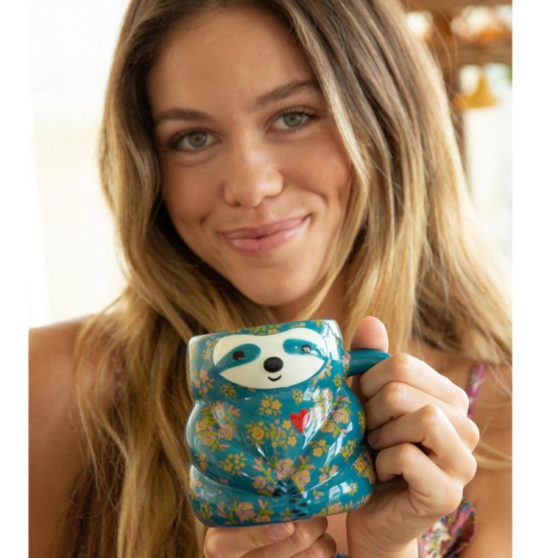 Tasse Folk Art Sylvia Sloth- Stubenhocker