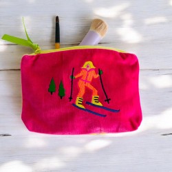 Täschchen Ski pink