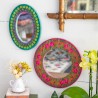 Spiegel Painted Wood oval