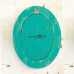 Spiegel Painted Wood oval