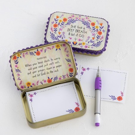 Boîte à souhaits Metal Prayer she took a breath