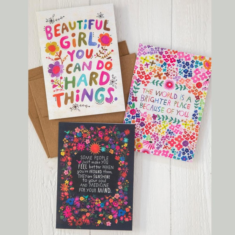 Greeting Card Beautiful Girl SET3