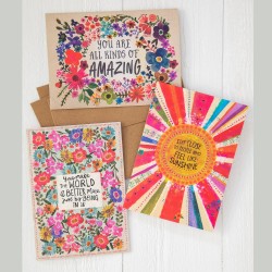 Cartes de vœux avec une enveloppe Amazing SET3