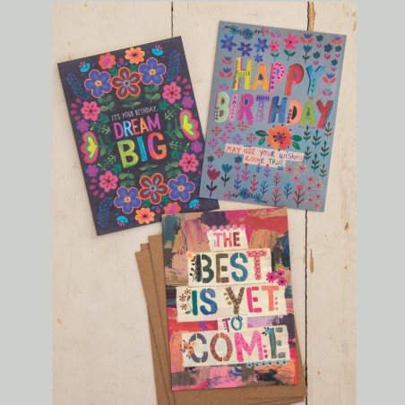 Grußkarte mit Umschlag Birthday SET3