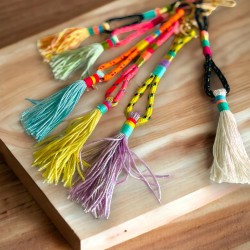 Schlüsselanhänger Multi wrap tassel
