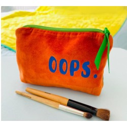Täschchen Zip Velvet OOPS & FRIENDS