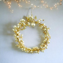 Dekoration FUNKEL Gold Creme Sale