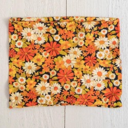 Bandeau et serre-tête Boho Half Bandeau Ditsy Garden Noir