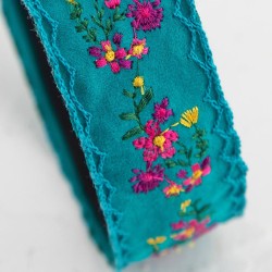 Haarreif Embroidered Turquoise