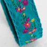 Serre-tête Embroidered Turquoise
