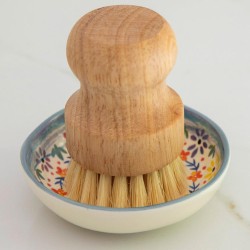 Hand brush with ceramic bowl in set