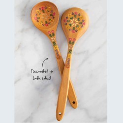wooden spoon Folk Flower