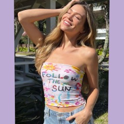 Bandeau Boho Bandeau White Follow The Sun