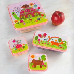 Boites Tuperware Set de 3 Mushroom