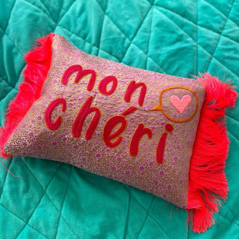 Cushion Cover Brokat Mon Cheri 3040