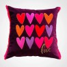 Cushion cover 12 heart 5050 Samt