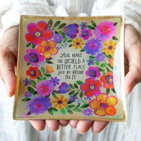 Vide poches en verre you make the world