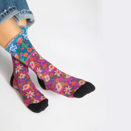 Set de 2 Chaussettes Eggplant Birds