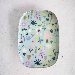 Mini Tray art with flowers