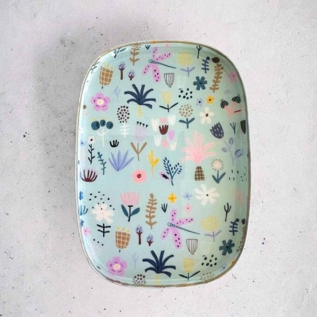 Mini Tray art with flowers