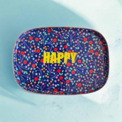 Mini Tray Happy Millefleur blue