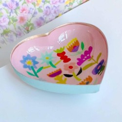 Vide Poches Coeur Bold Flowers