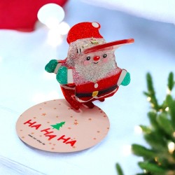 Haarclip/Haarklammer St claus