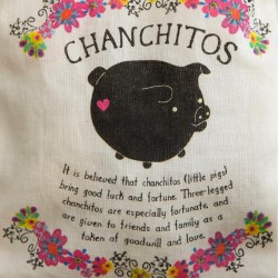 3 Legged Lucky Pig dans un petit sac